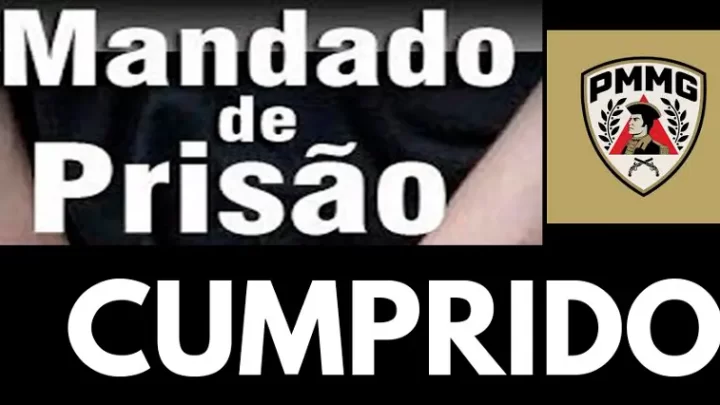 Mandado de prisão foi cumprido pela PMMG na noite de quinta-feira (7), no bairro São Cosme.