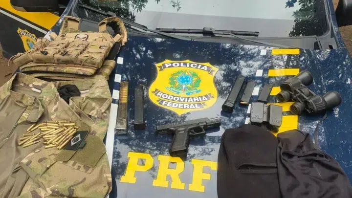 Imagem de ocorrência da PRF no ES.