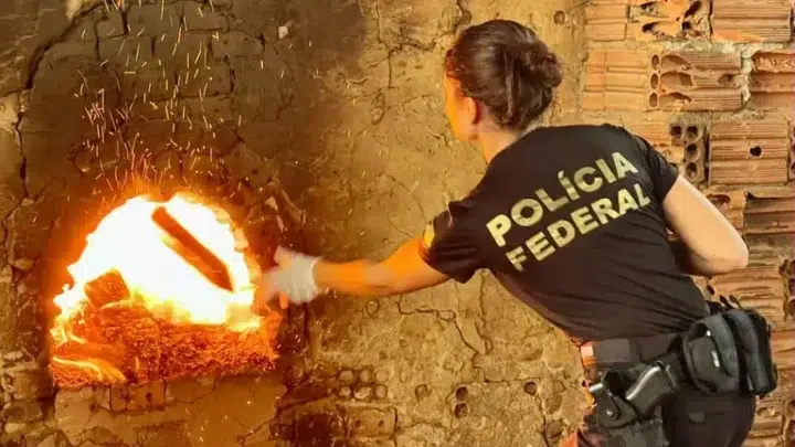 PF incinera cerca de 2,5 toneladas de drogas em Belo Horizonte